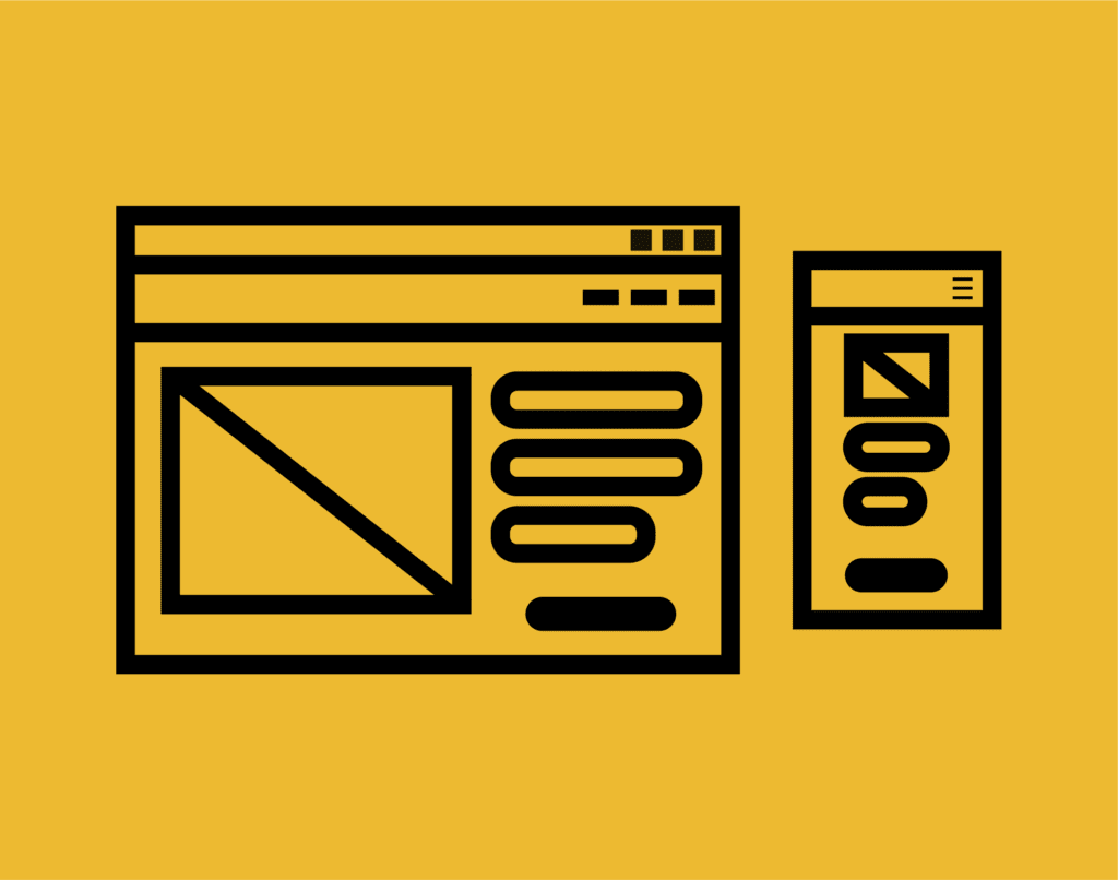 UX/UI-Illustration für Webdesign, digitale Benutzeroberflächen und User Experience